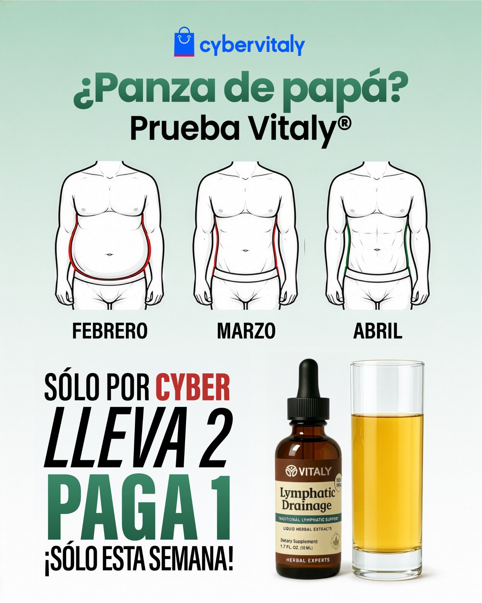 Vitaly Facebook ad: Oferta 2x1