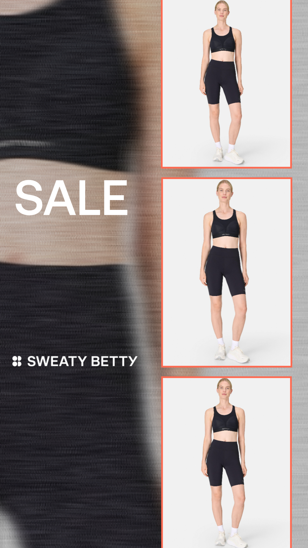 Sweaty Betty Facebook ad