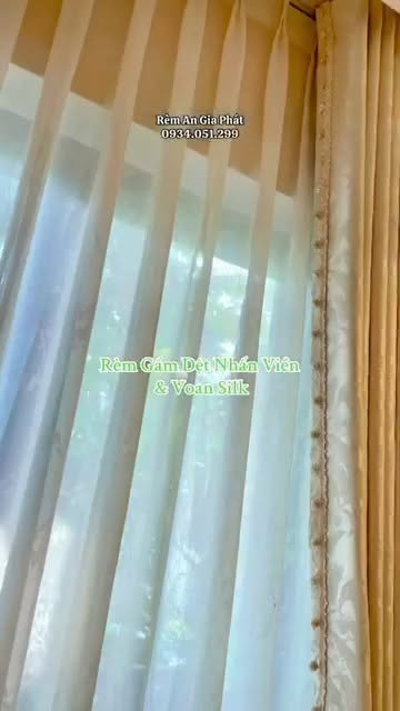 Rèm Cửa An Gia Phát - Mancuacaocap.com Facebook ad: Rèm Gấm Dệt Hoa Huệ Tây + Viền…