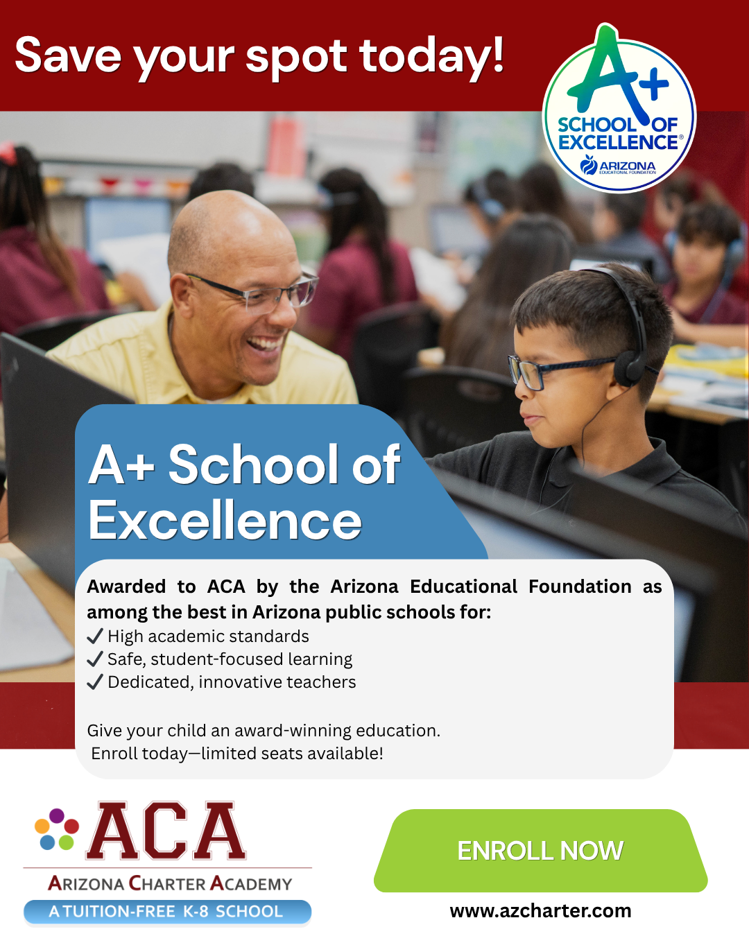 Arizona Charter Academy Facebook ad