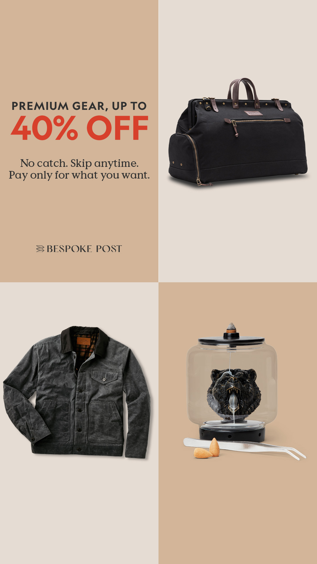 Bespoke Post Facebook ad
