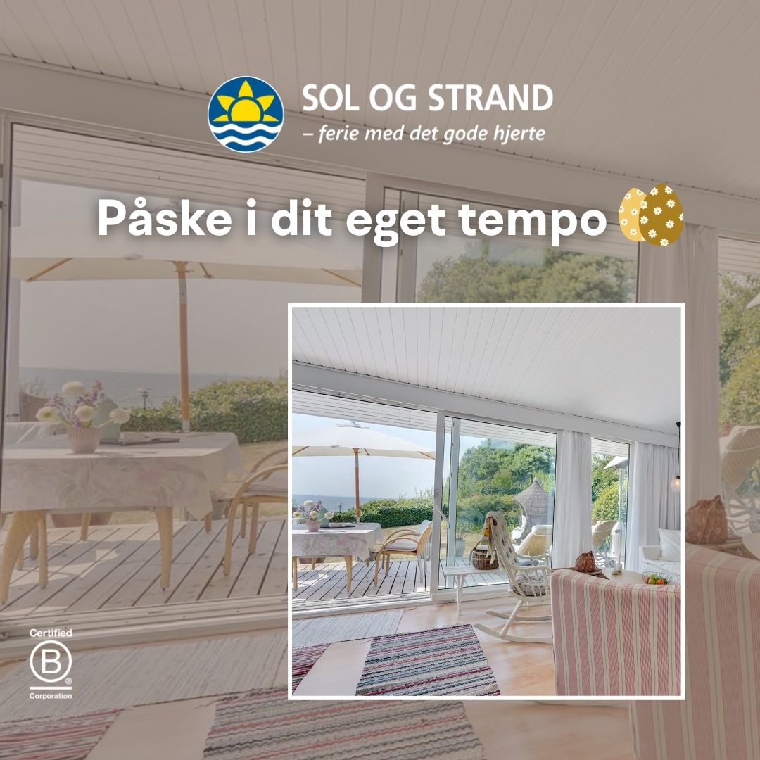 Sol og Strand Feriehusudlejning Facebook ad from Jan 30, 2026