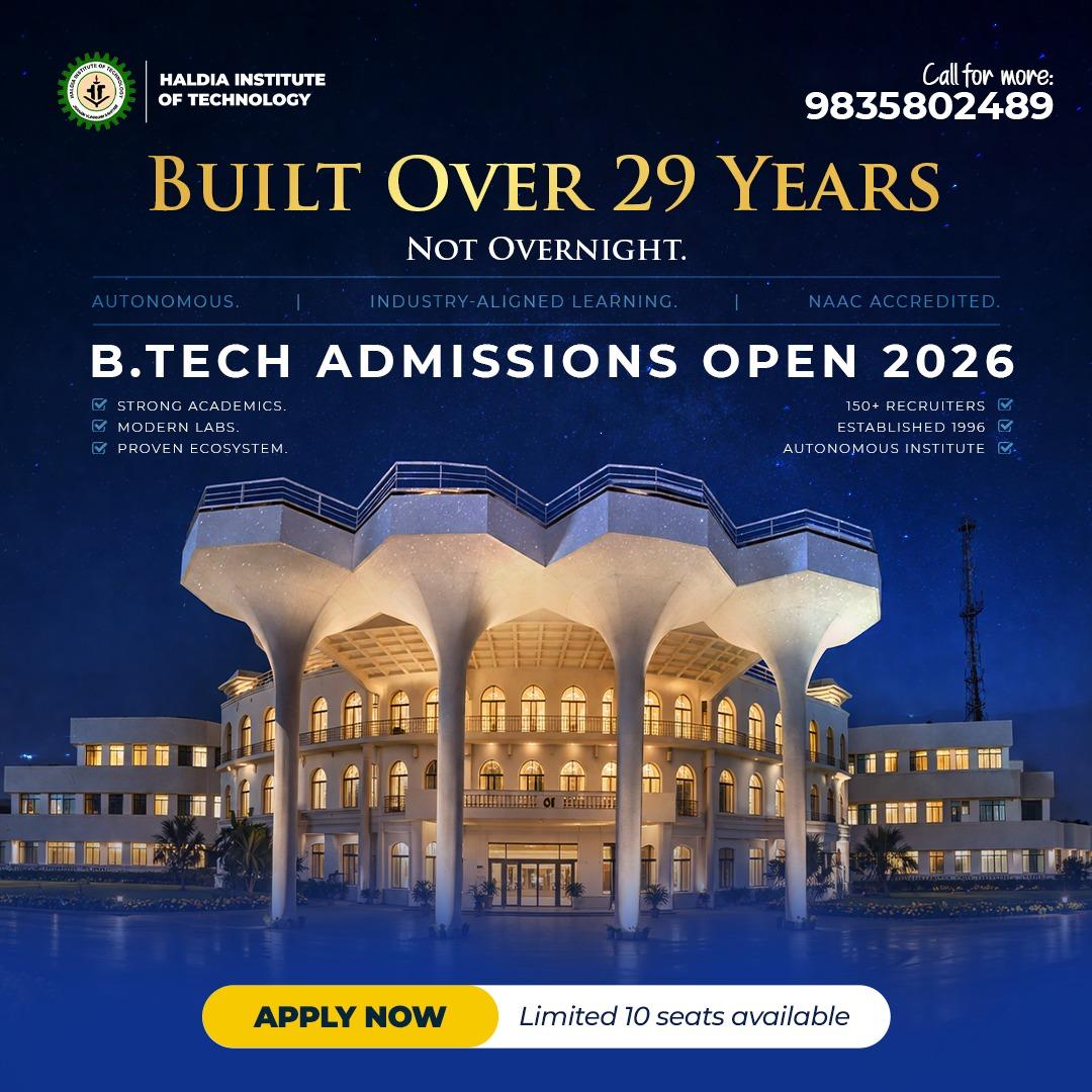 Mentoring India Admissions Facebook ad: Engineering 2026 with Haldia