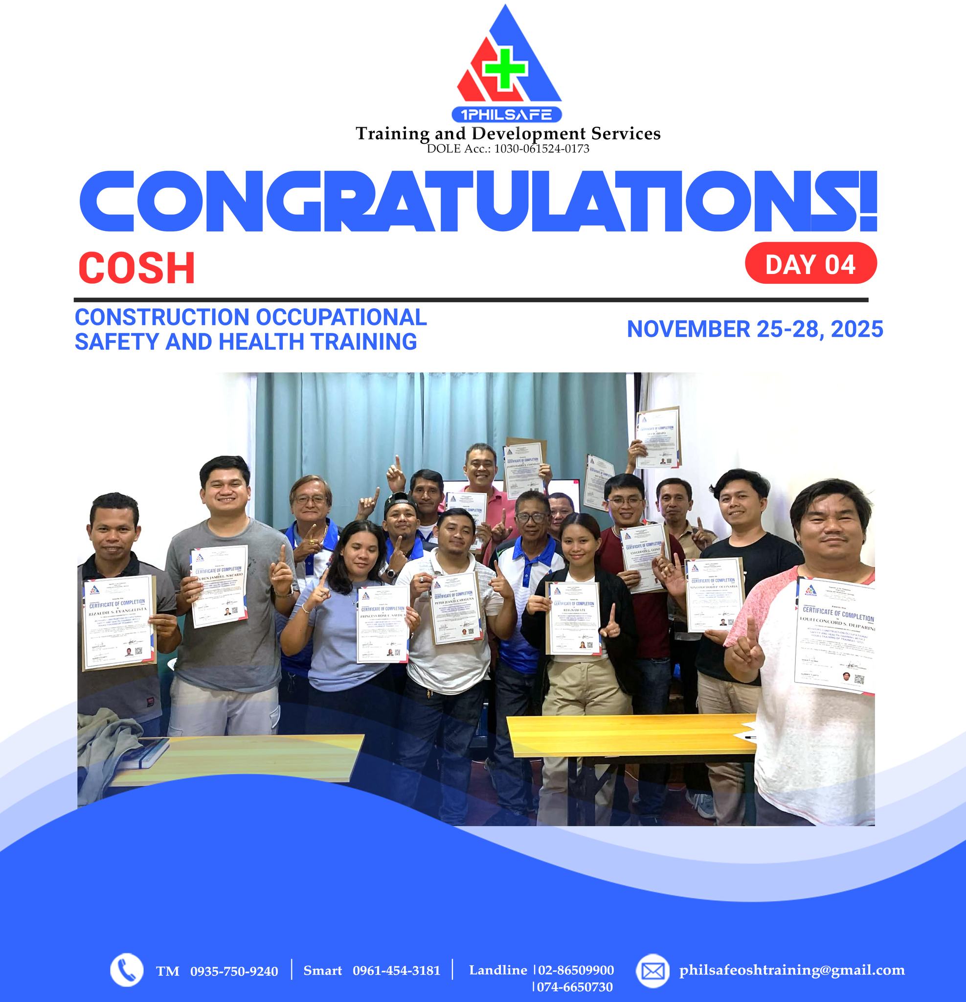 1Philsafe Safety Training Center-Cebu City Facebook ad