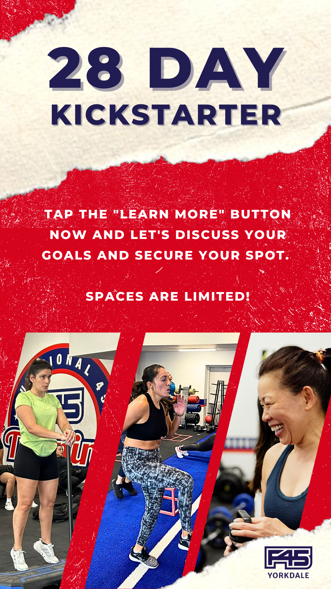 F45 Training Yorkdale Facebook ad
