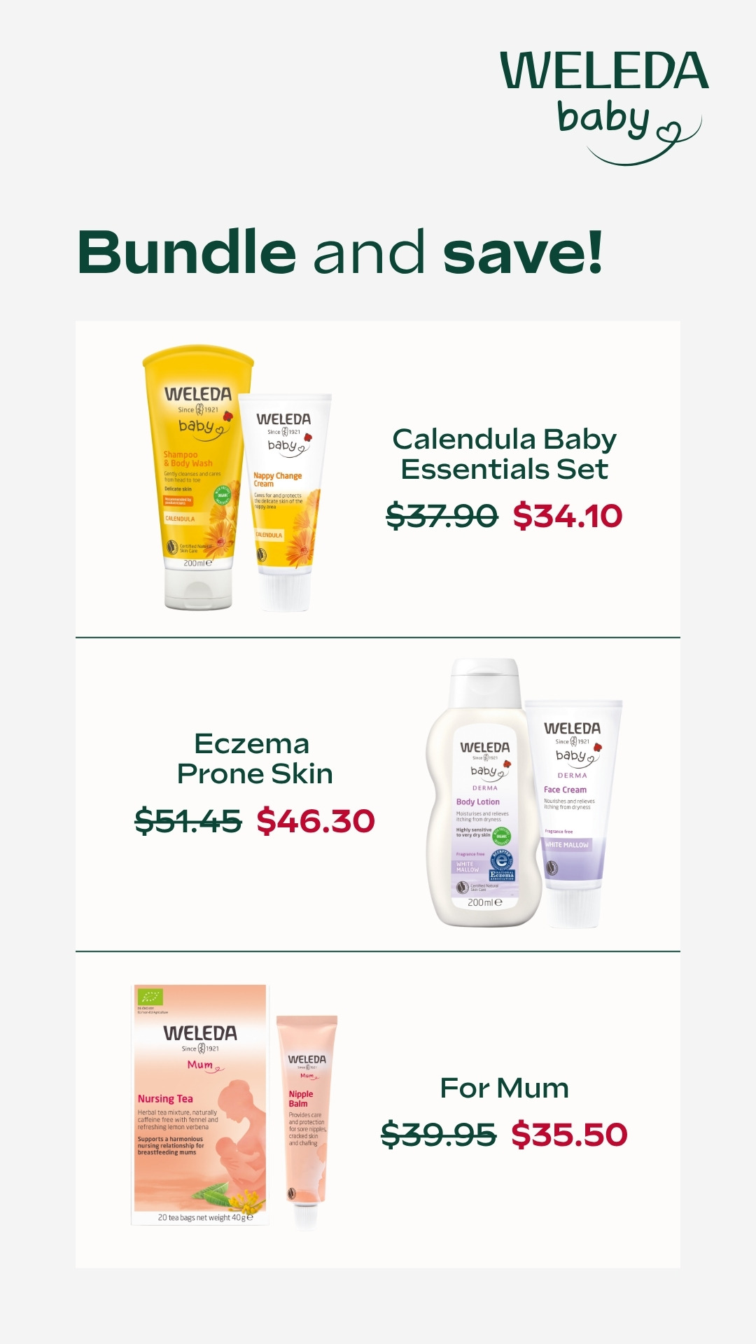 Weleda Facebook ad
