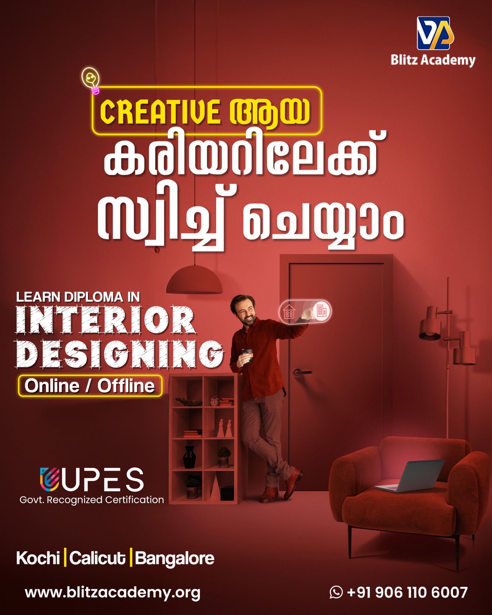 Blitz School of Design Facebook ad