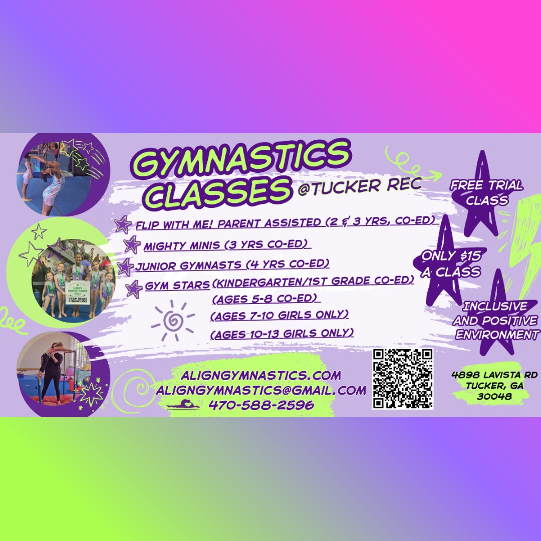 Align Gymnastics Facebook ad: Spring Session 3 (3/30/26-5/16/26)