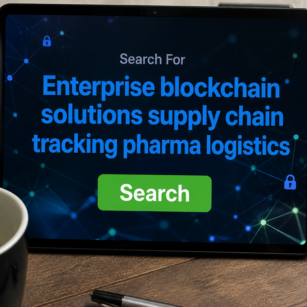 Henka Facebook ad: Search for Enterprise blockchain solutions supply chain…
