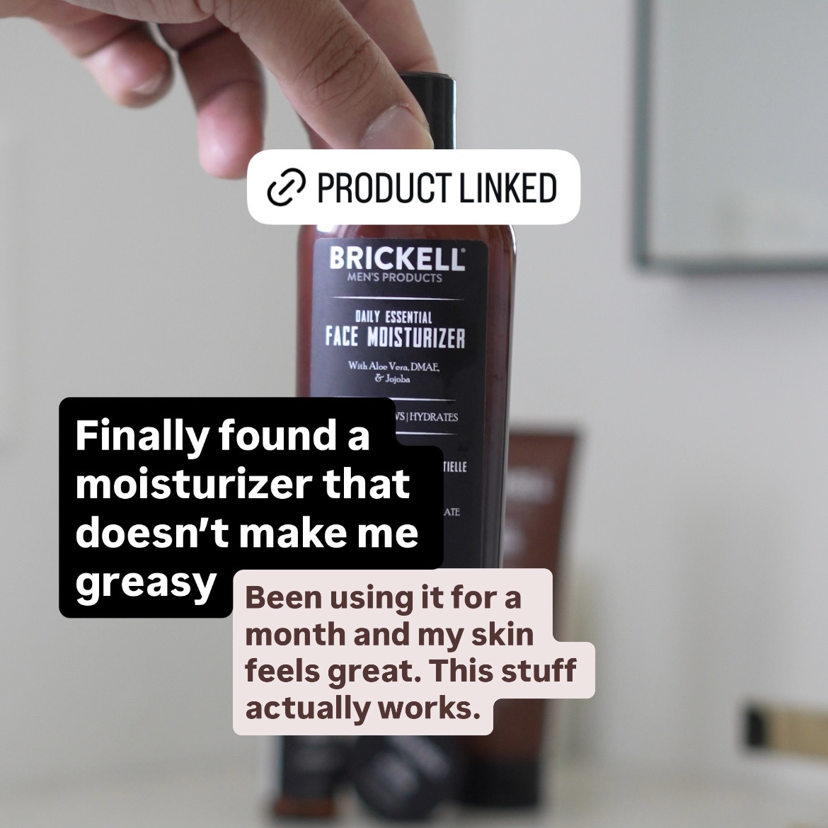 Brickell Men's Products Facebook ad