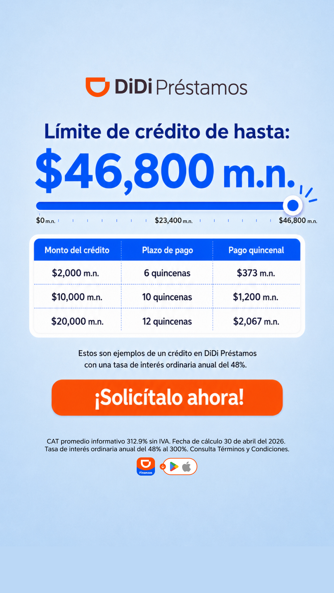 DiDi Finanzas-mexico Facebook ad