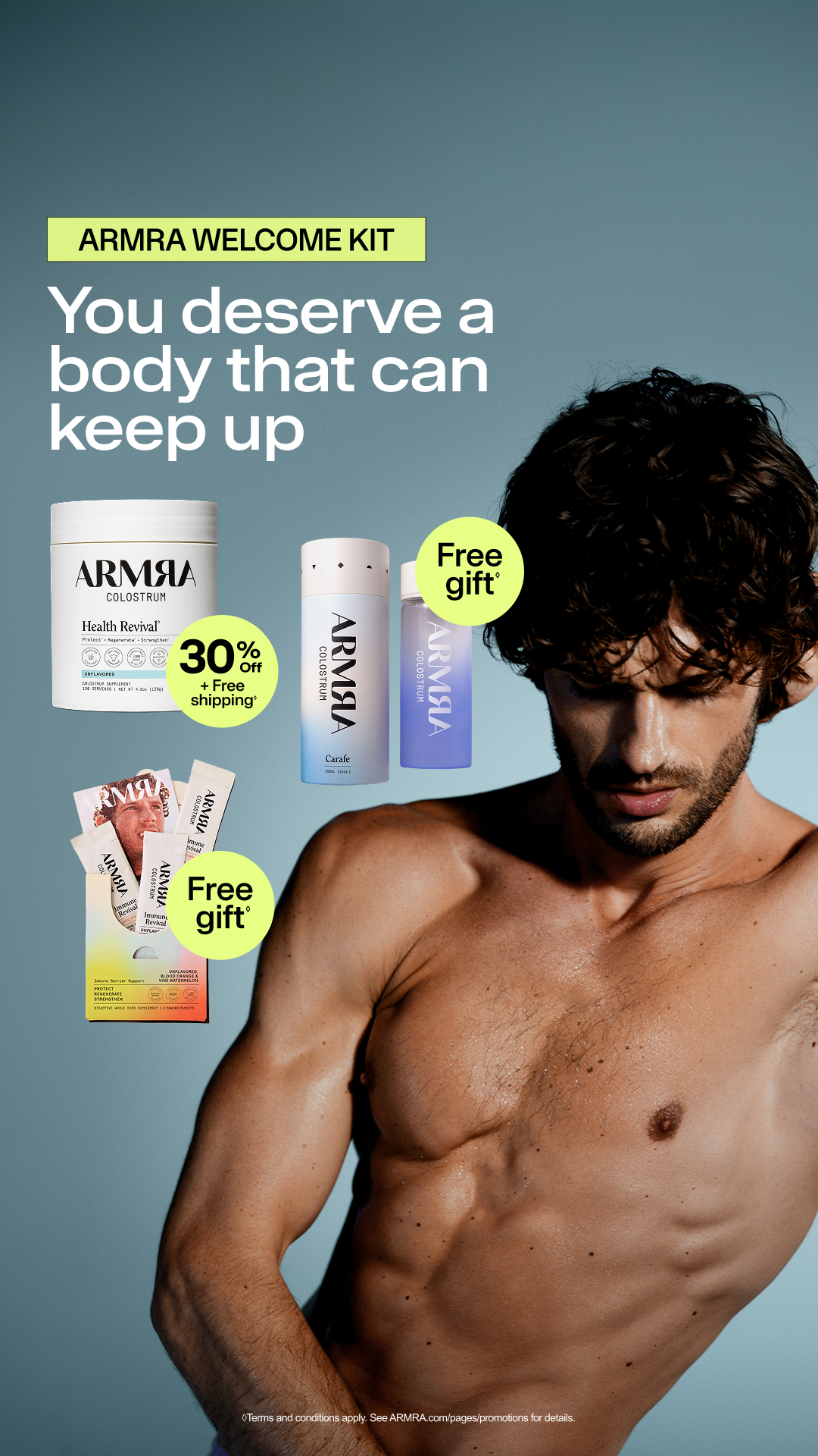 ARMRA Facebook ad