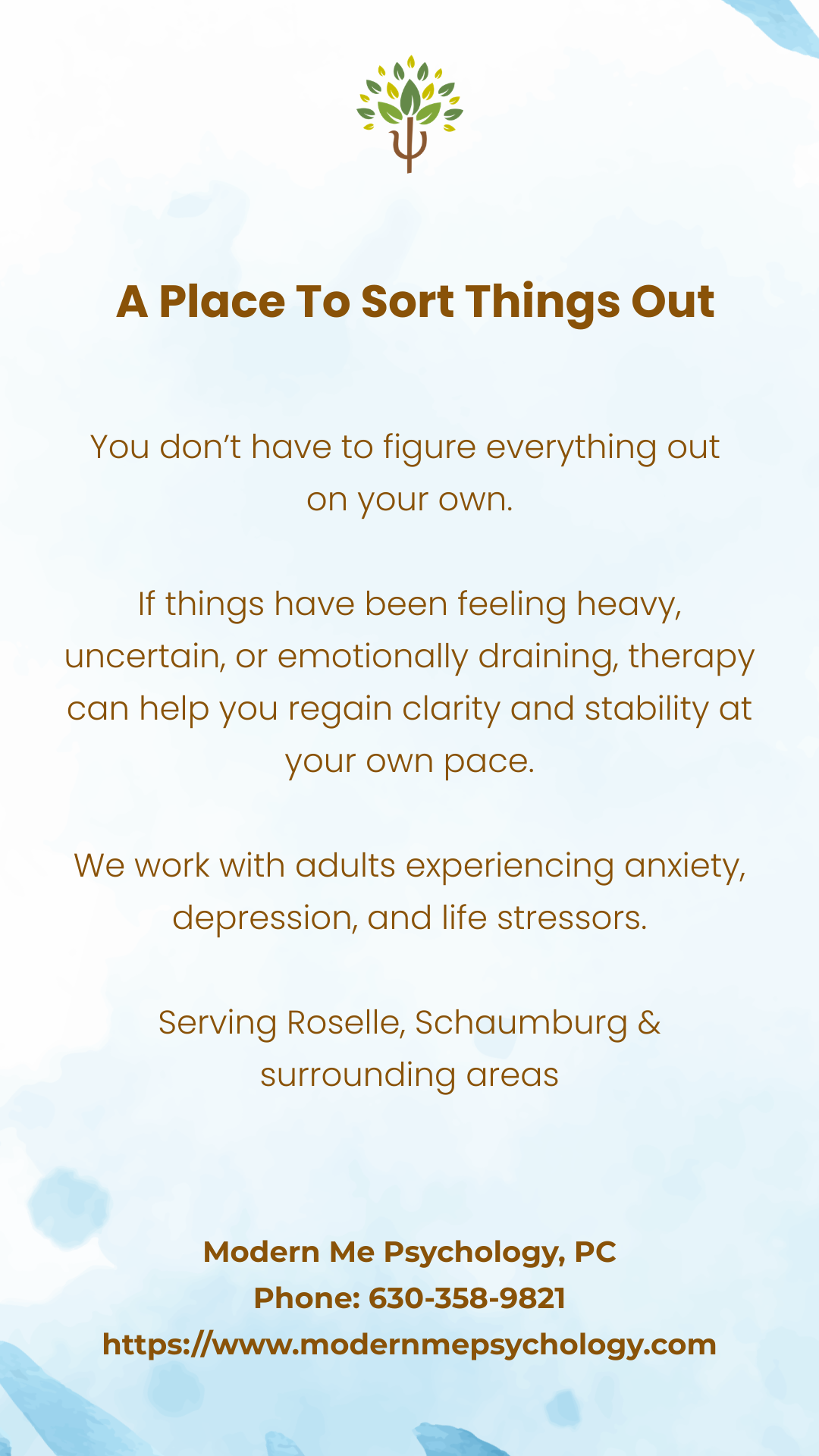 Modern Me Psychology Facebook ad from Jun 28, 2026
