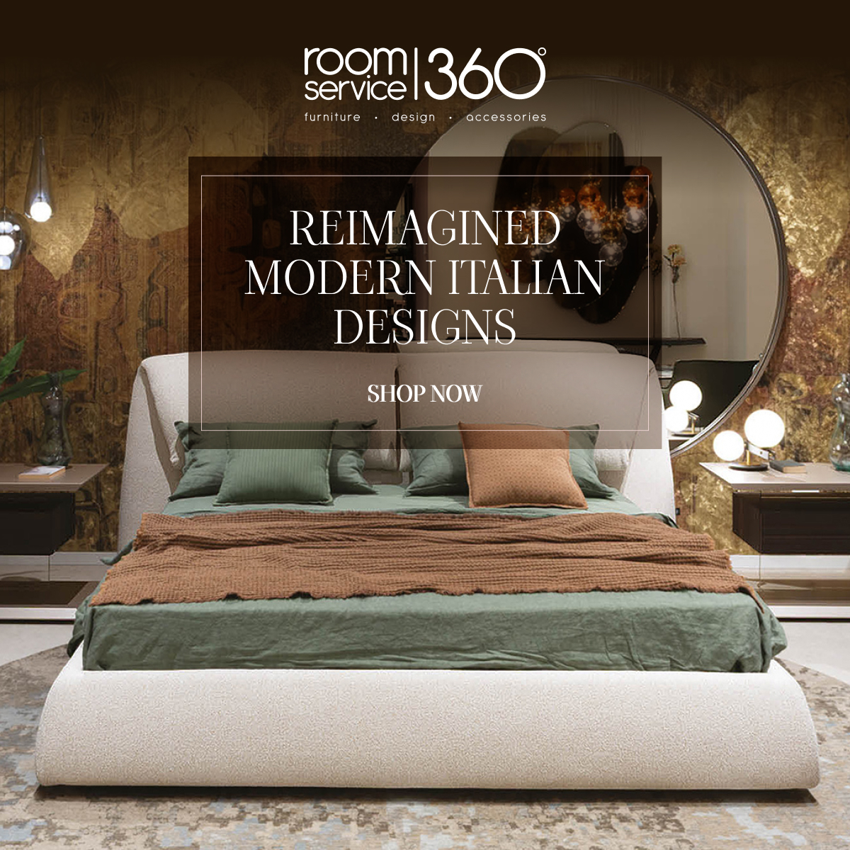 RoomService360 Facebook ad: Your Home, Reimagined