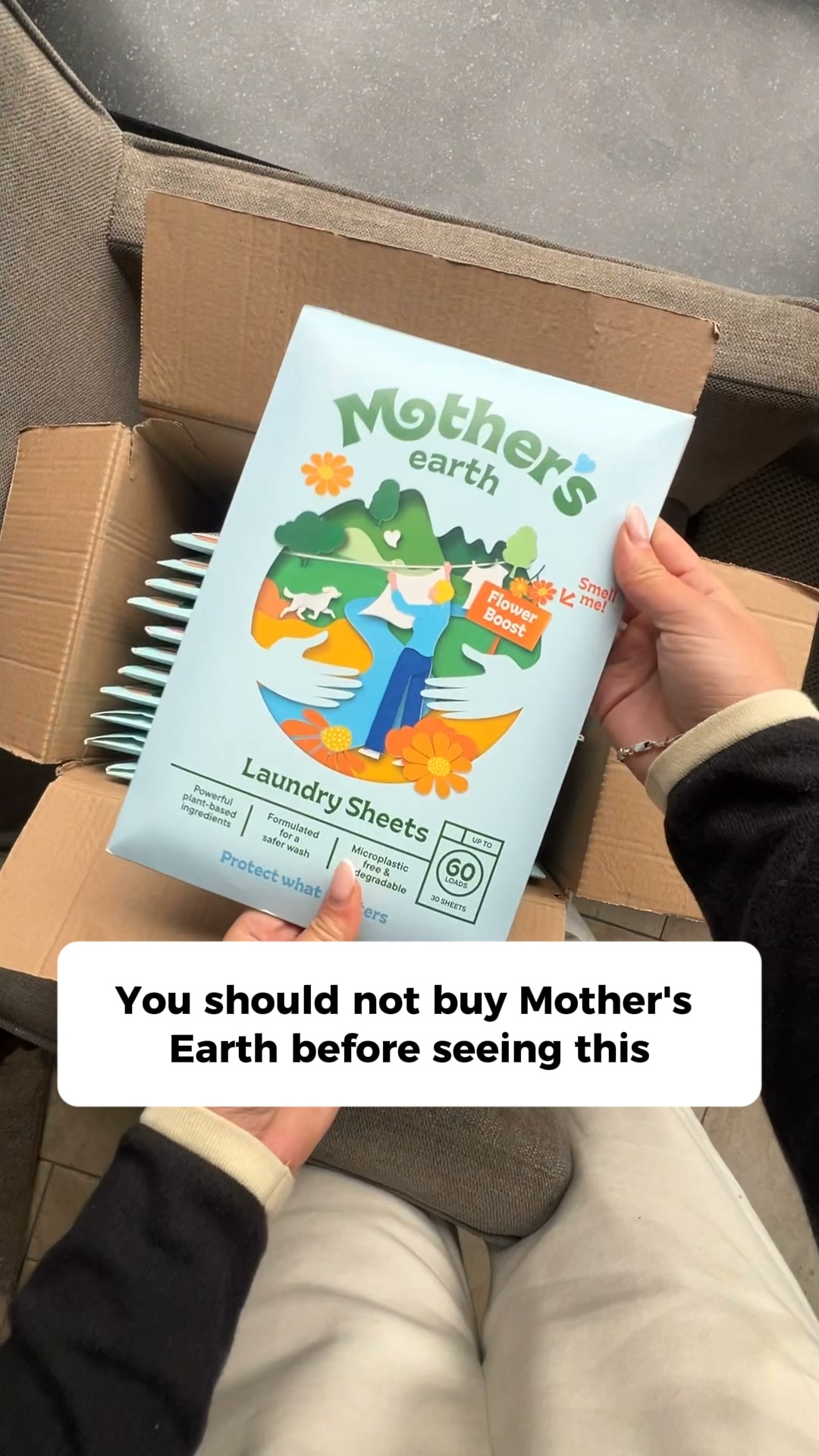 Mothers Earth Facebook ad: Try 30 Day Risk Free