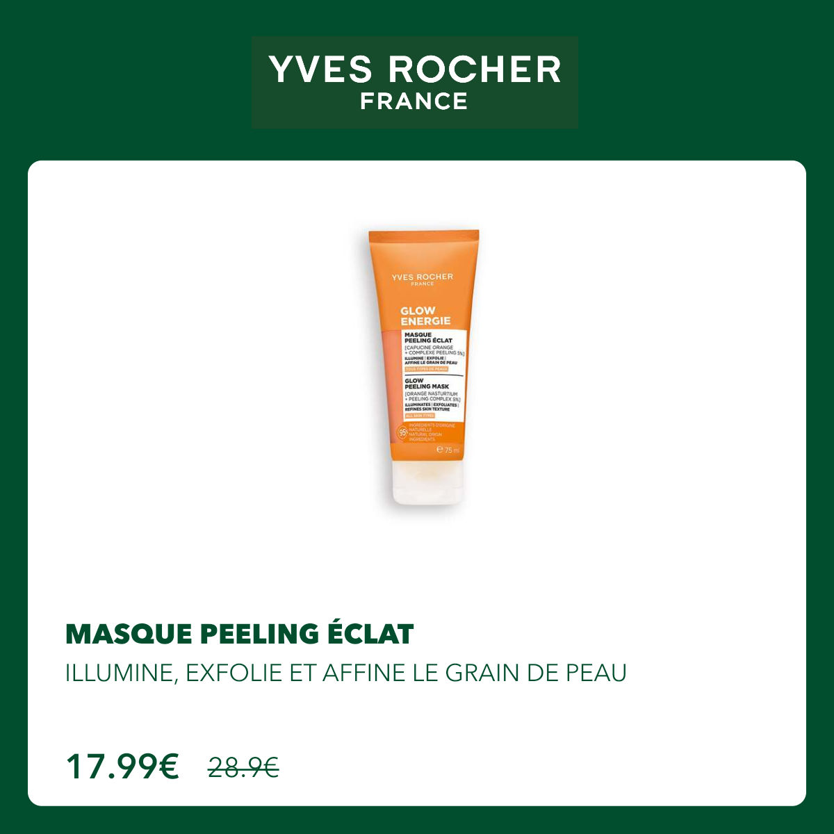 Yves Rocher France Facebook ad