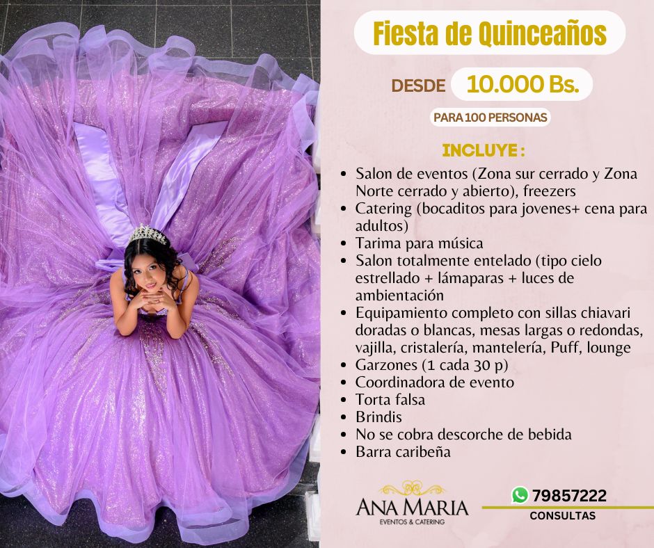 Ana Maria Eventos Facebook ad