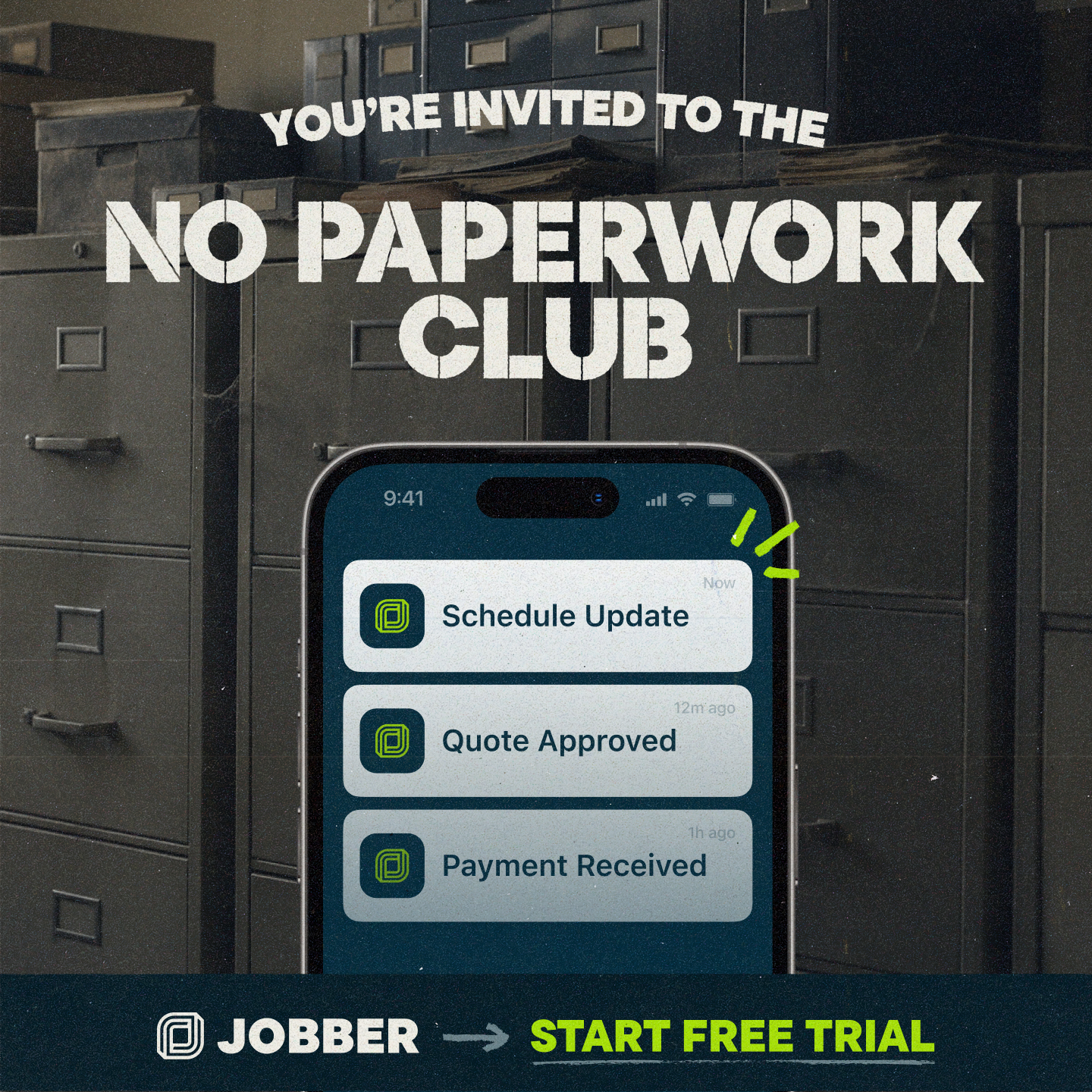 Jobber Facebook ad