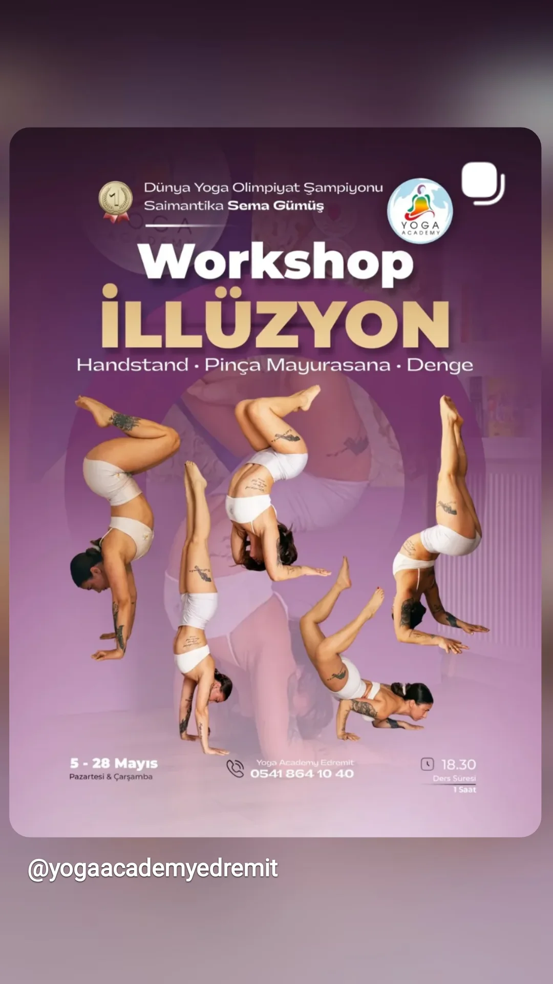 yogaacademyedremit Facebook ad from May 1, 2026