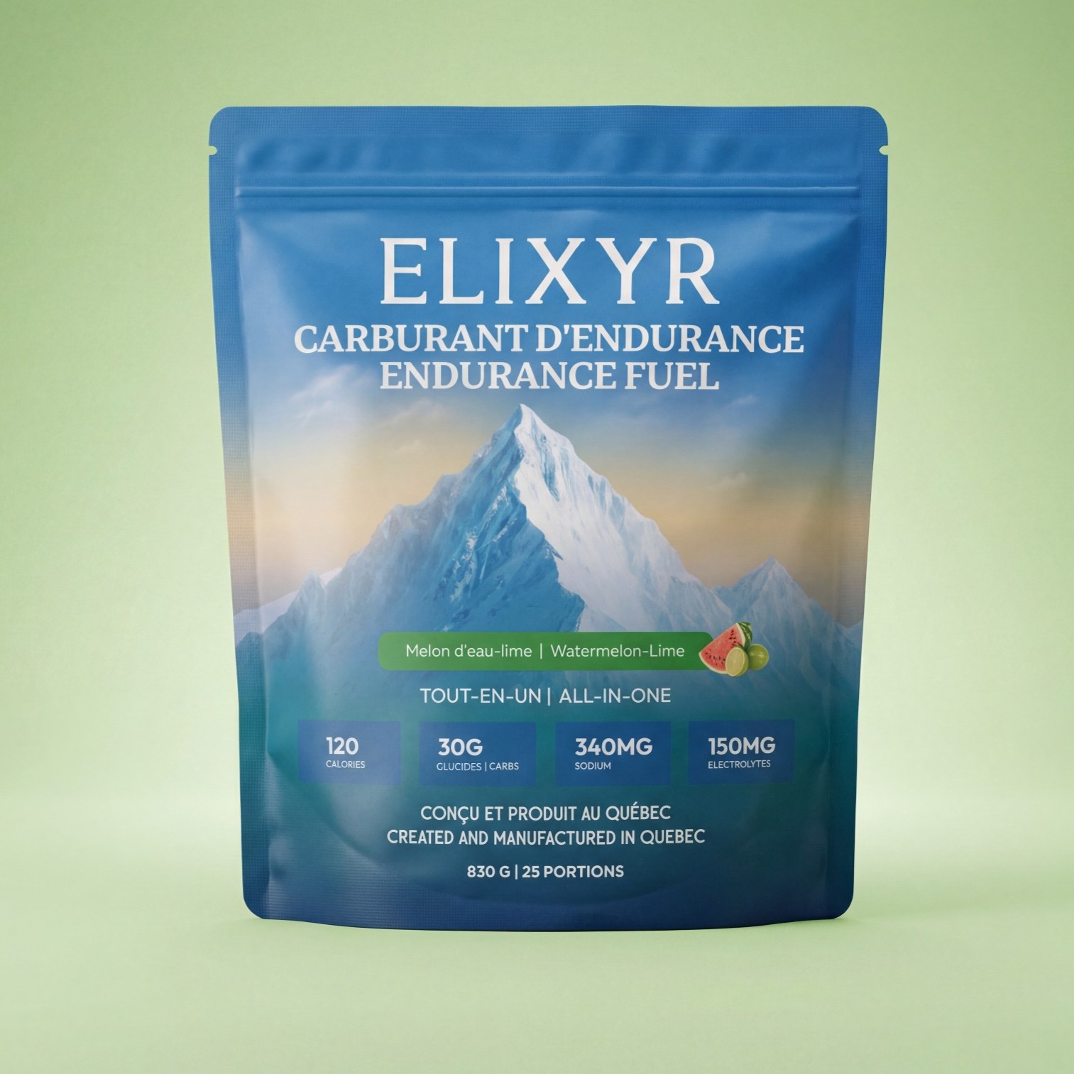 Elixyr Endurance Facebook ad: Carburant d'Endurance
