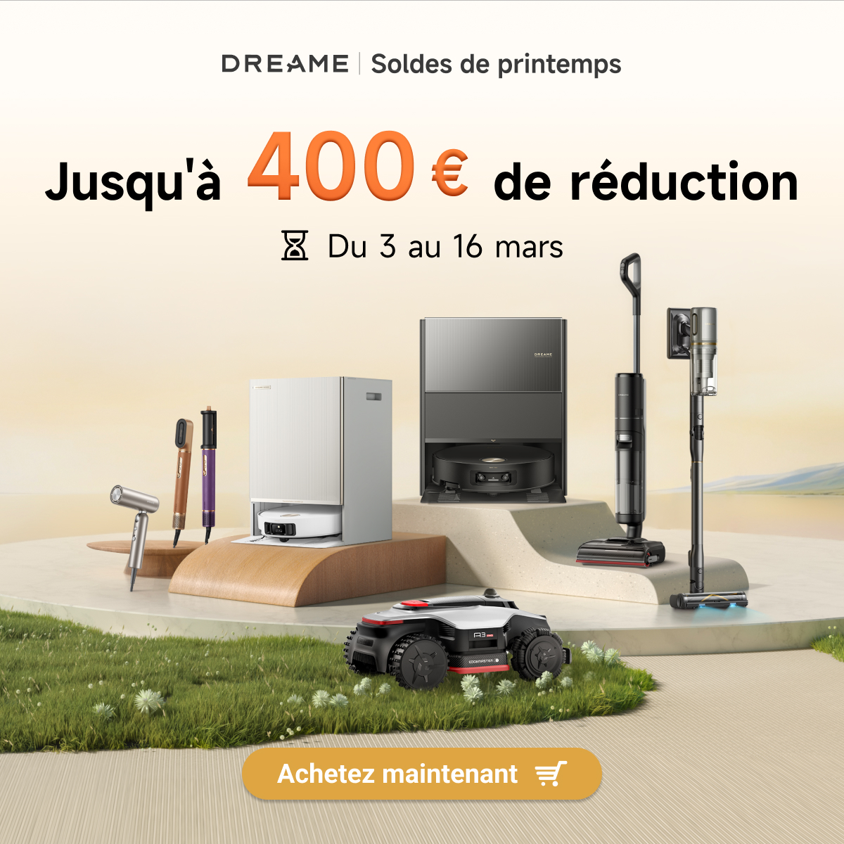 Dreame France Facebook ad