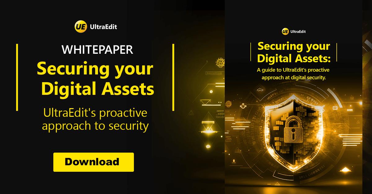 UltraEdit Facebook ad: Securing Your Digital Assets: A guide to UltraEdit’s…