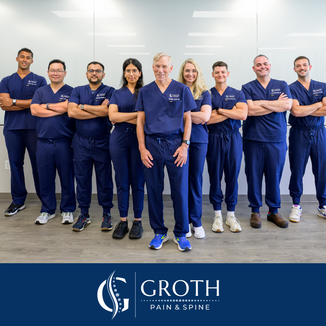 Groth Pain & Spine Facebook ad: Expert Pain Management Specialists