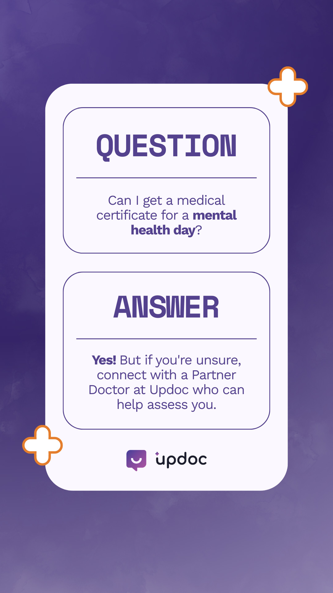 updoc Facebook ad