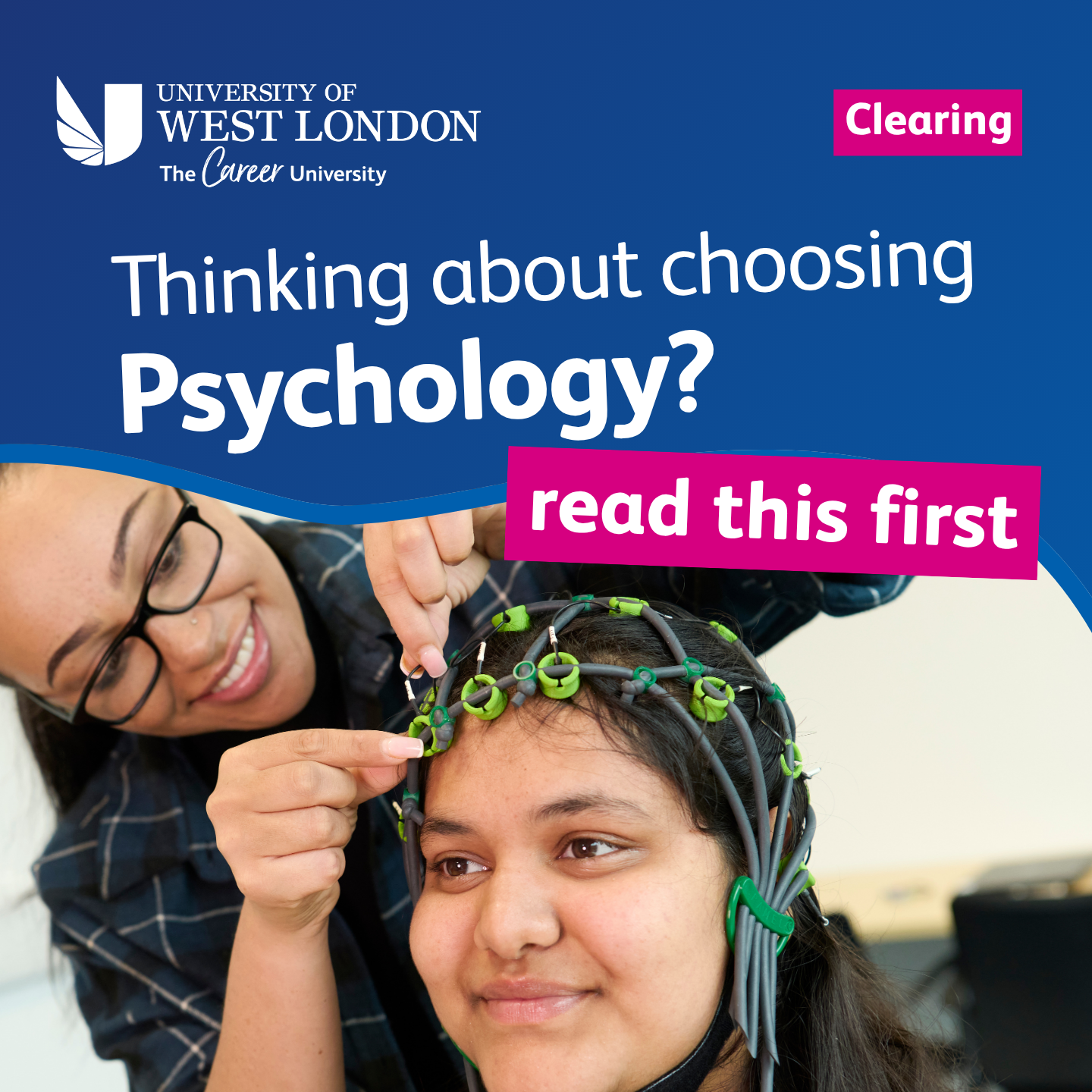 University of West London Facebook ad