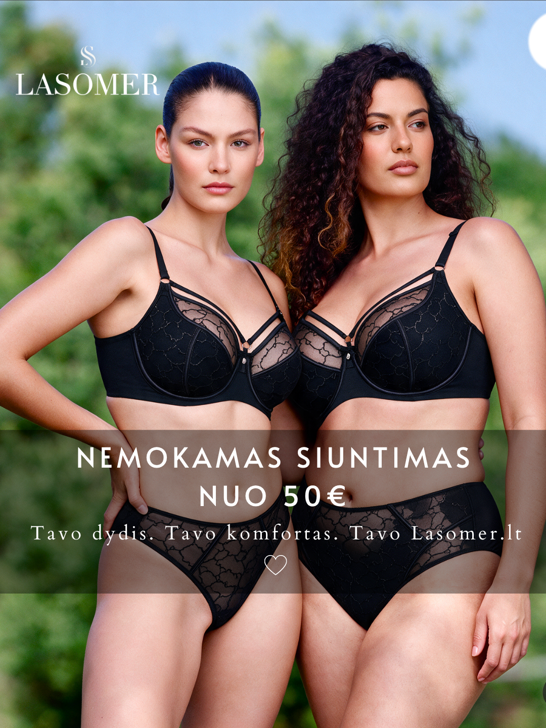 Lasomer Facebook ad: Pasitikėjimas savimi tau tinka labiausiai