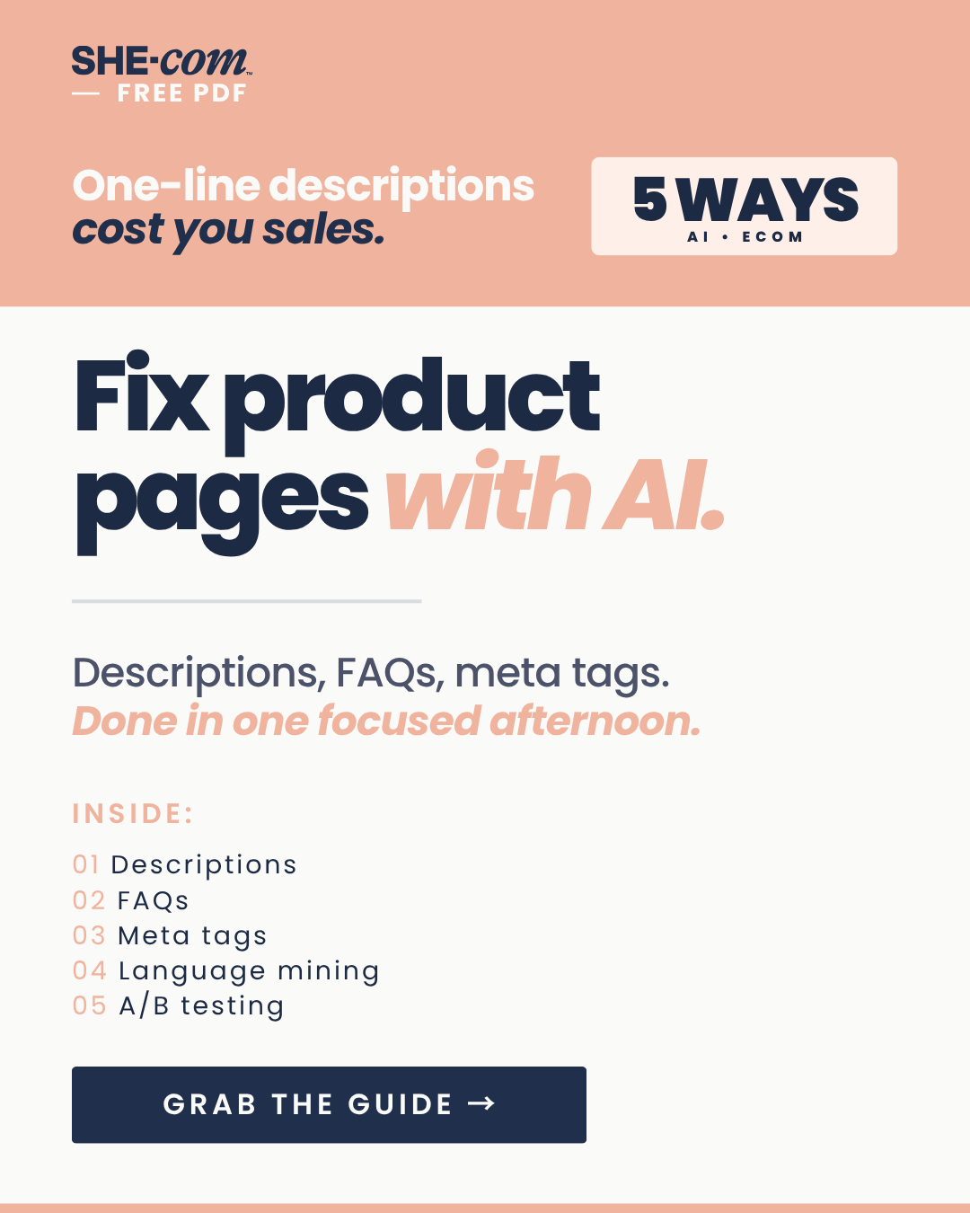 SHE-com Community For Women in Ecommerce Facebook ad