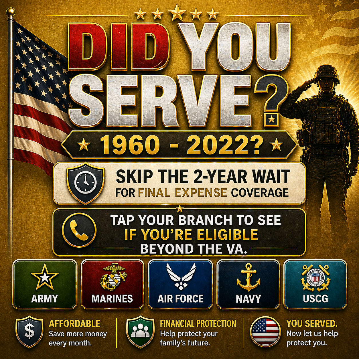 Assistance 4 Heroes Facebook ad