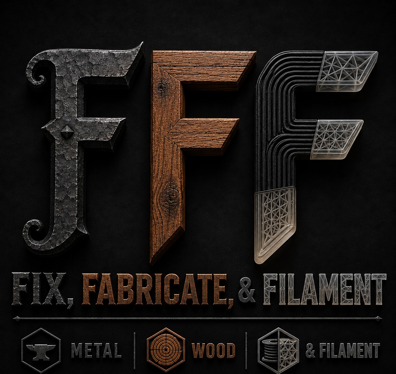 Sebastian Perico Facebook ad: Custom Metal Signs, Wood Décor & 3D Printed Creations