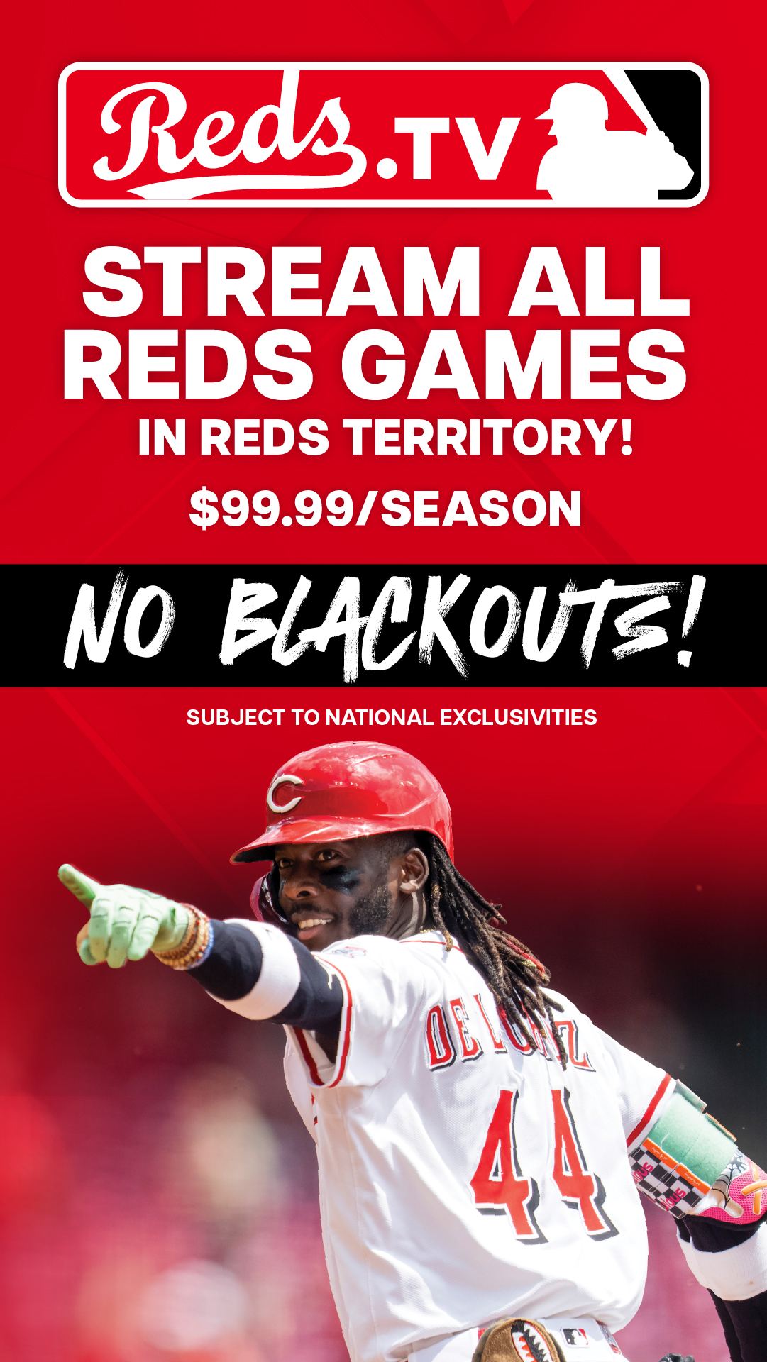 Cincinnati Reds Facebook ad from Apr 9, 2026