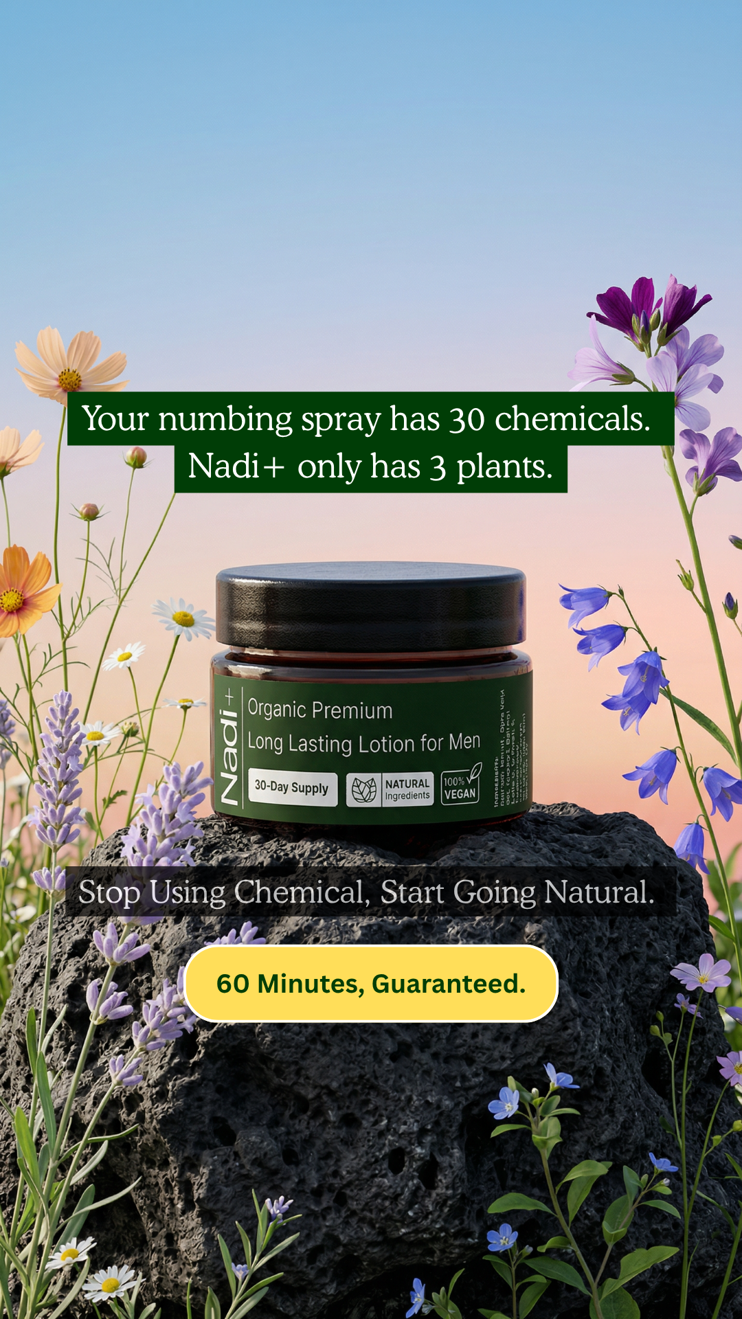 Nadi Health Facebook ad: Why Could Ancient Men Last 10x Longer Than Men Today?