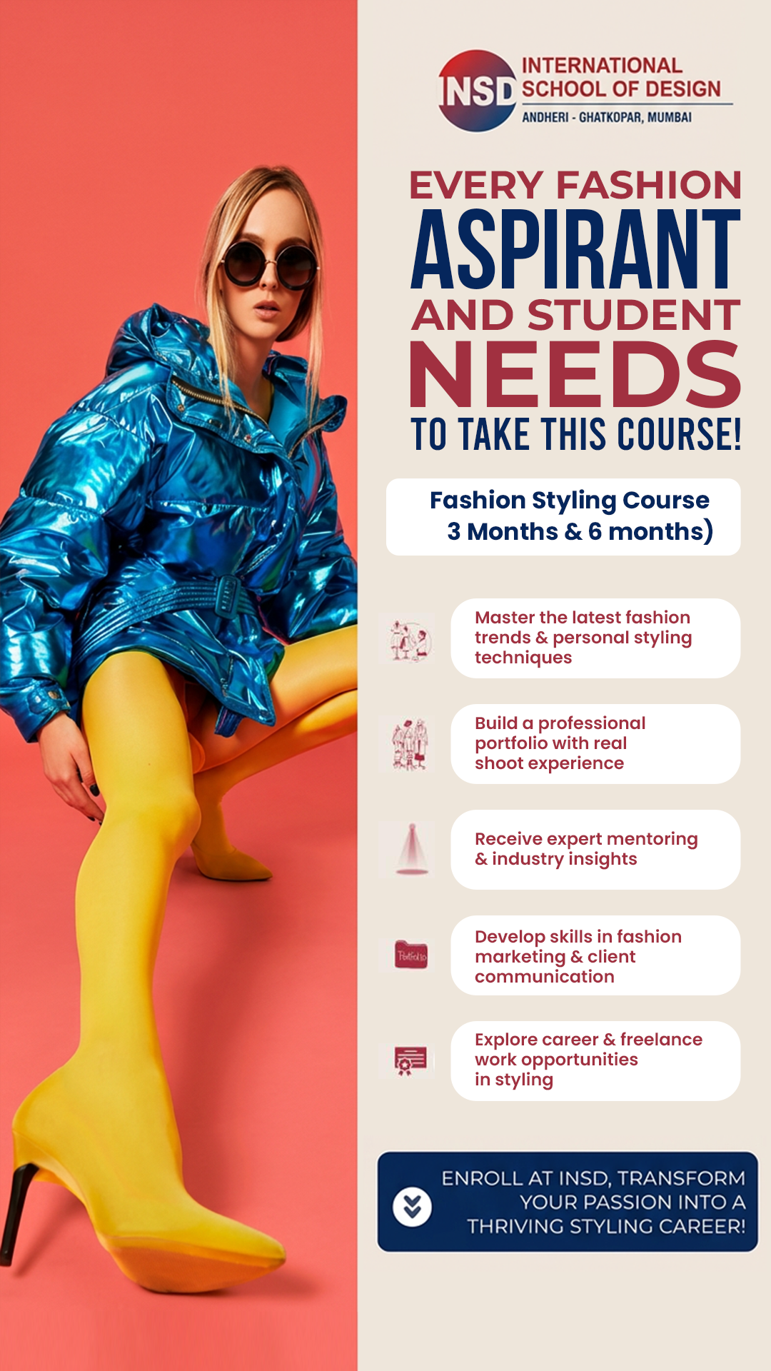 International school of design-Andheri Facebook ad