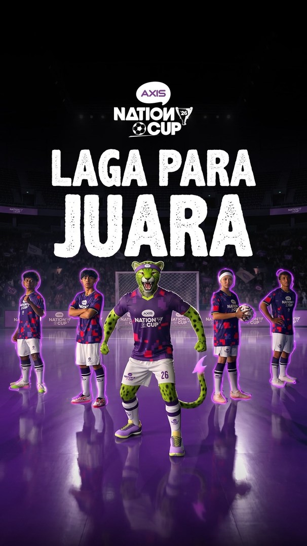 AXIS Nation Cup Facebook ad: Dari tiap tetes keringat sampai gemuruh penonton di…