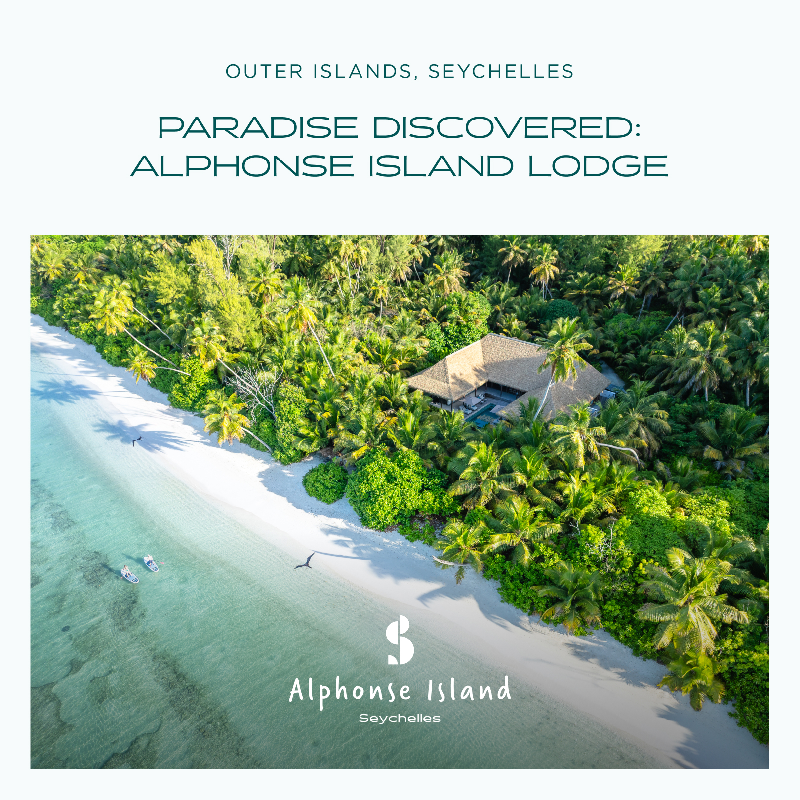 Alphonse Island Facebook ad: Experience Exotic Simplicity