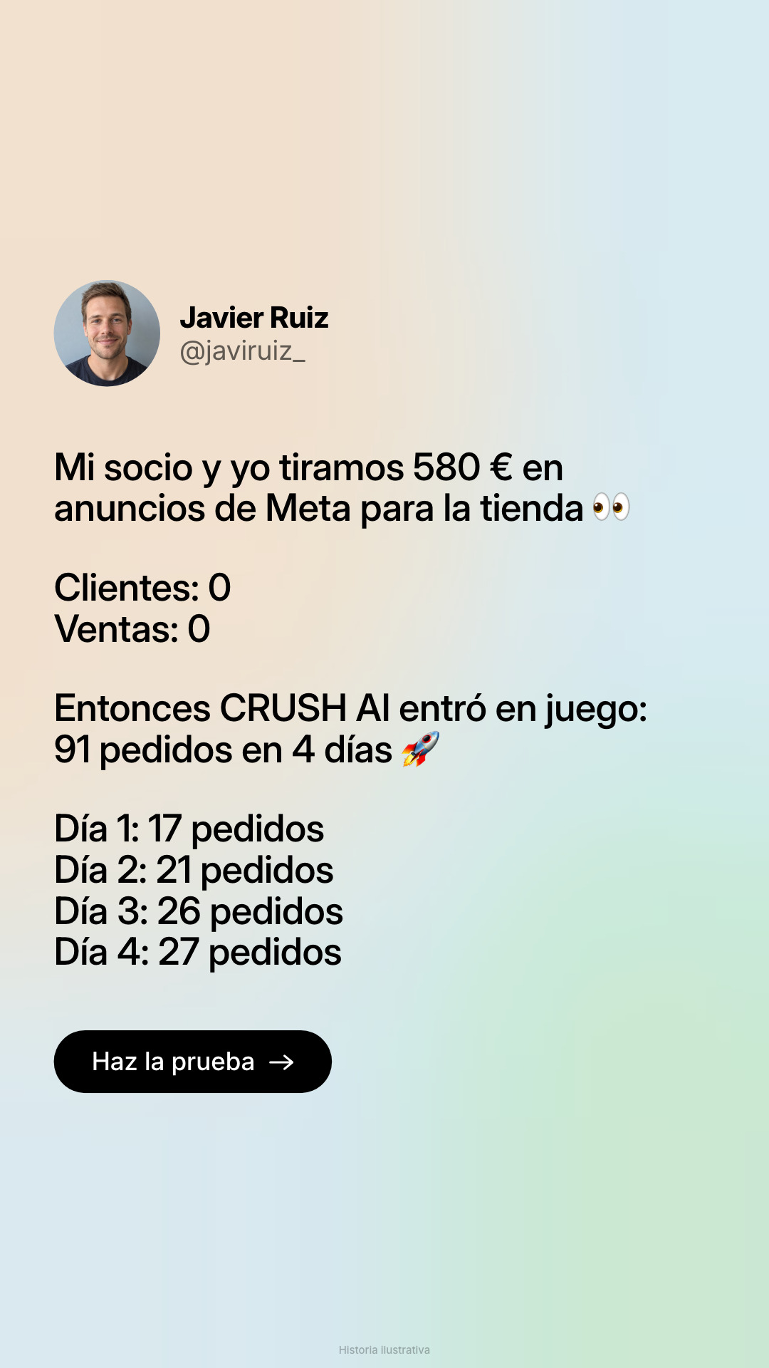 trycrush.ai Facebook ad: 70% DE DESCUENTO - Termina muy pronto