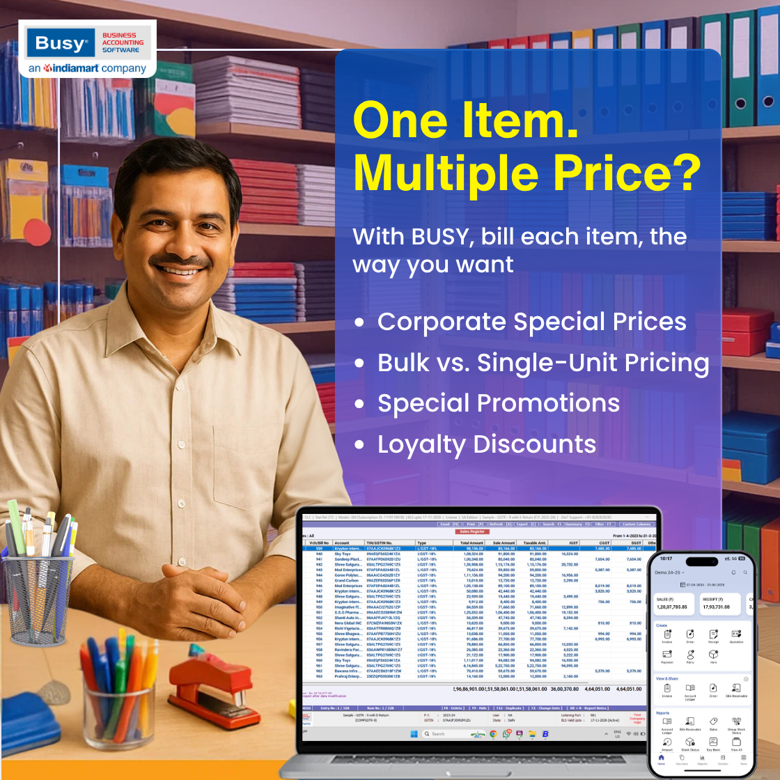 Busy Accounting Software Facebook ad