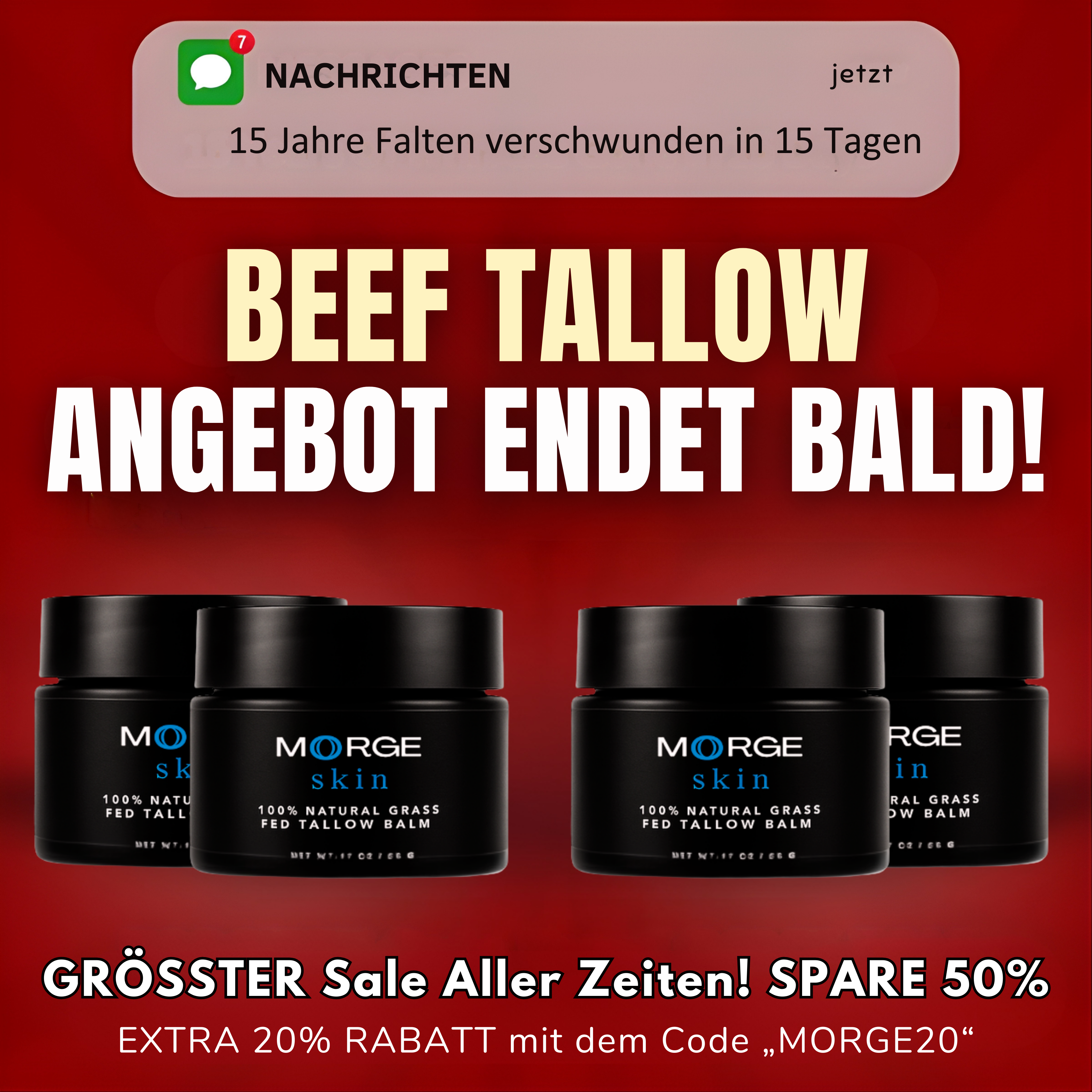 Morge Skin Facebook ad