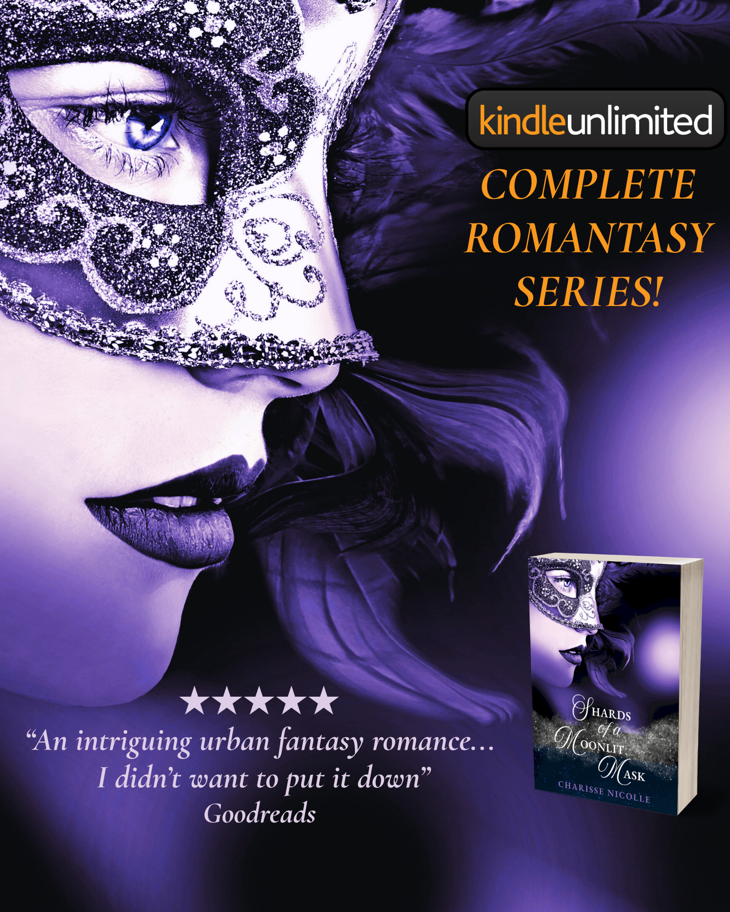 Charisse Nicolle - Writer Facebook ad: Urban fantasy romance ~ Complete series out now!