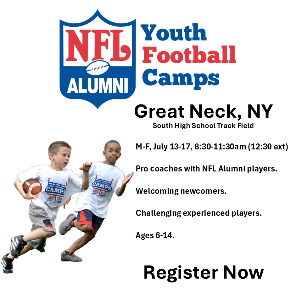 New York NFL Alumni Youth Football Camps Facebook ad