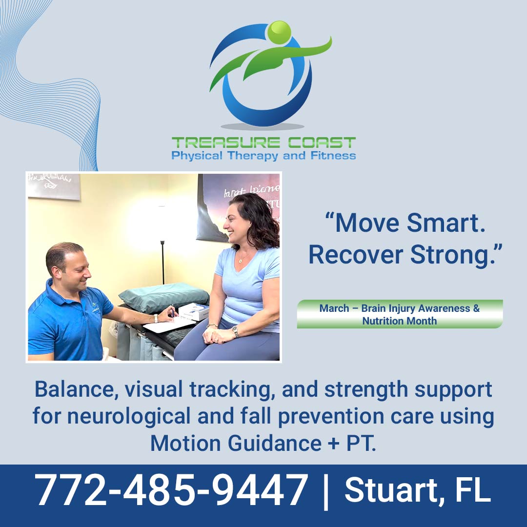 Treasure Coast Physical Therapy and Fitness Facebook ad: Book Your Free Discovery Visit