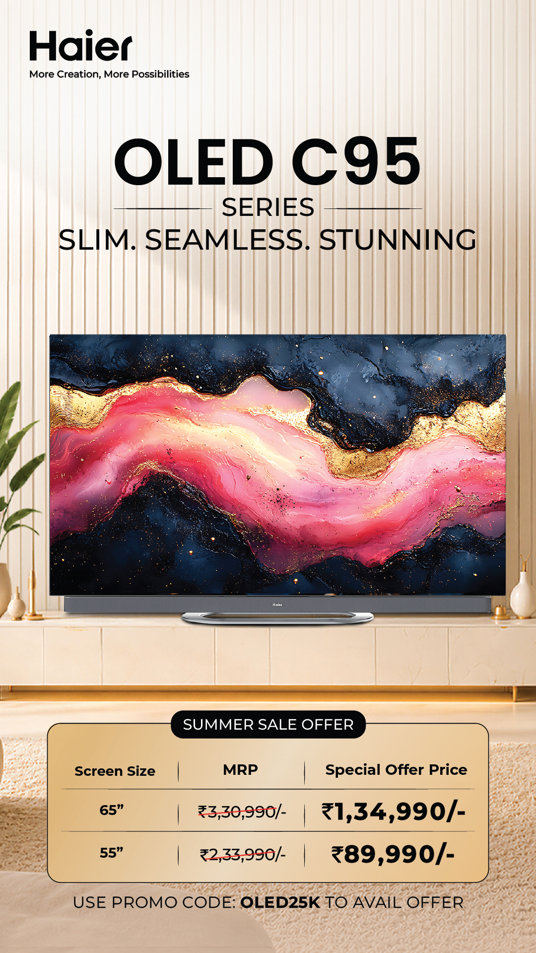 Haier Facebook ad