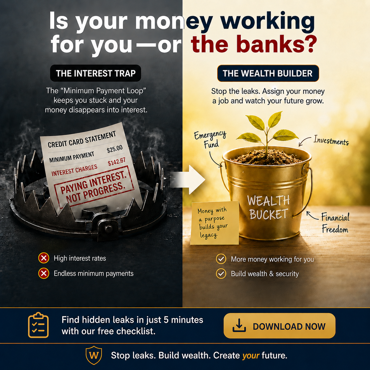 Wealthcraft Financial Coaching Facebook ad