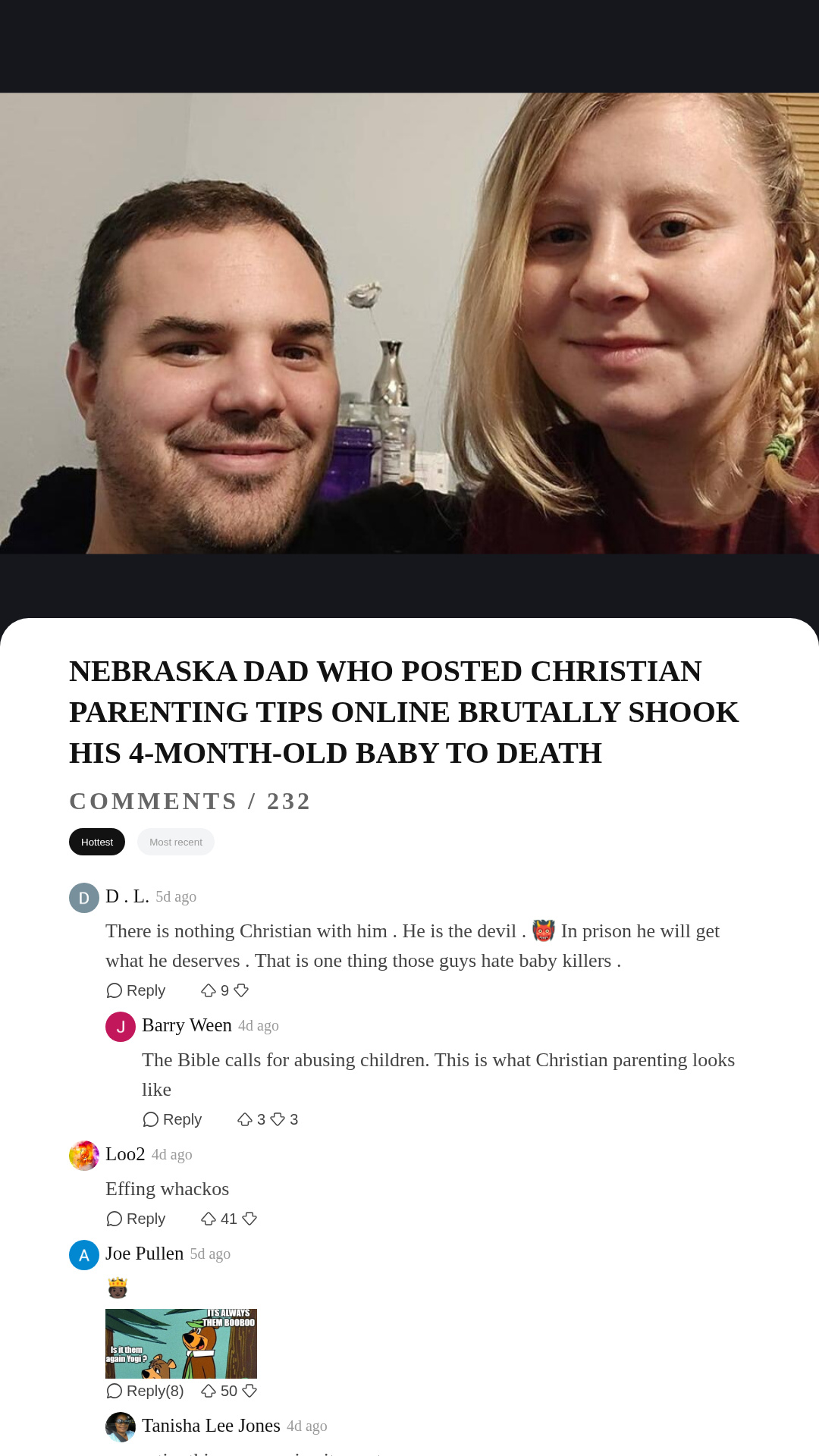 King OP Page - News Break Facebook ad