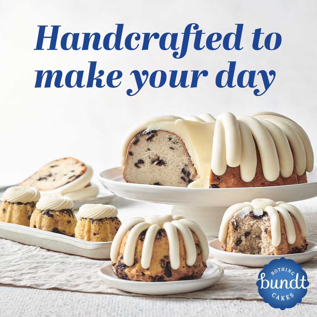 Nothing Bundt Cakes Facebook ad: We bake our Bundt Cakes from the finest…