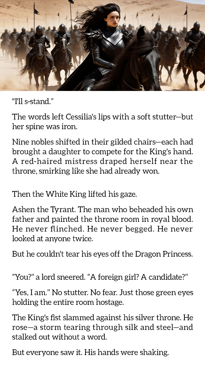 Perfect Luna Facebook ad: reading the uncensored version The White King's Favorite