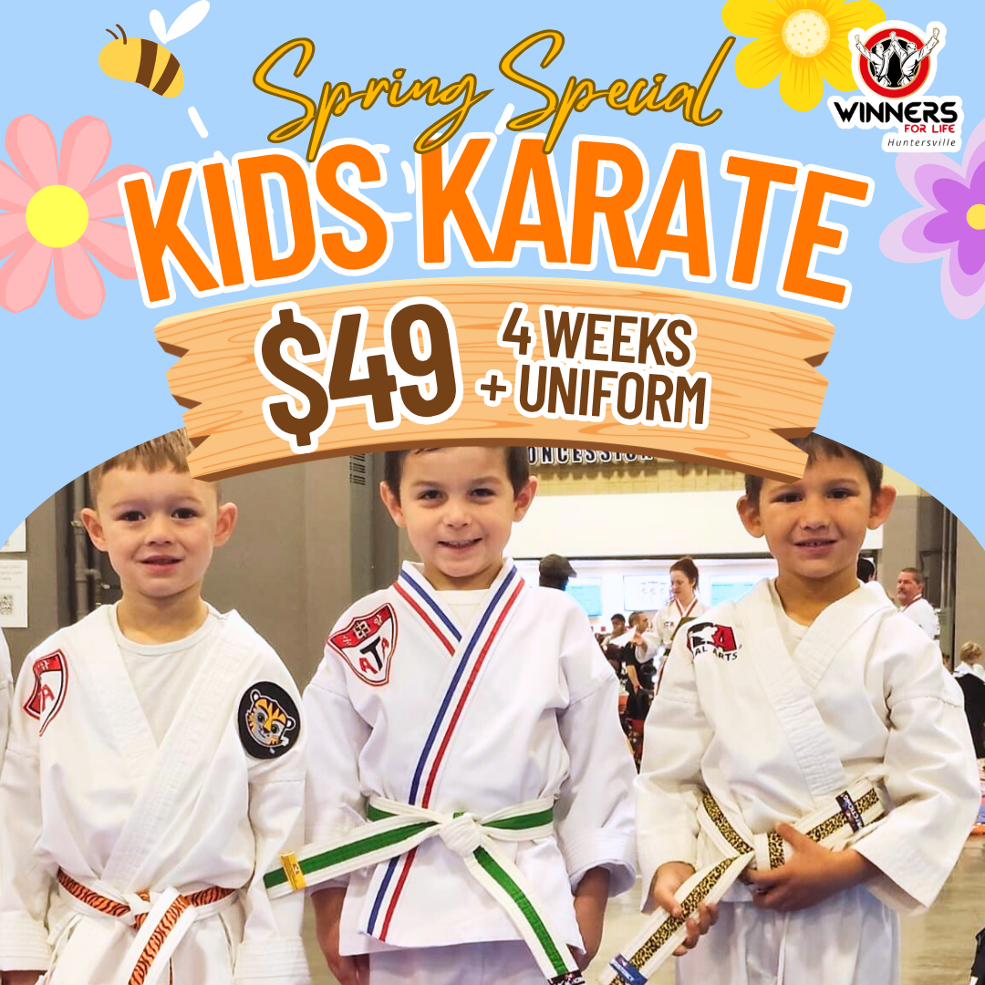 Winners For Life Martial Arts Huntersville Facebook ad